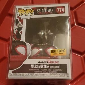 Spider Man Miles Morales Winter Suit #774 Hot Topic Exclusive Funko Pop